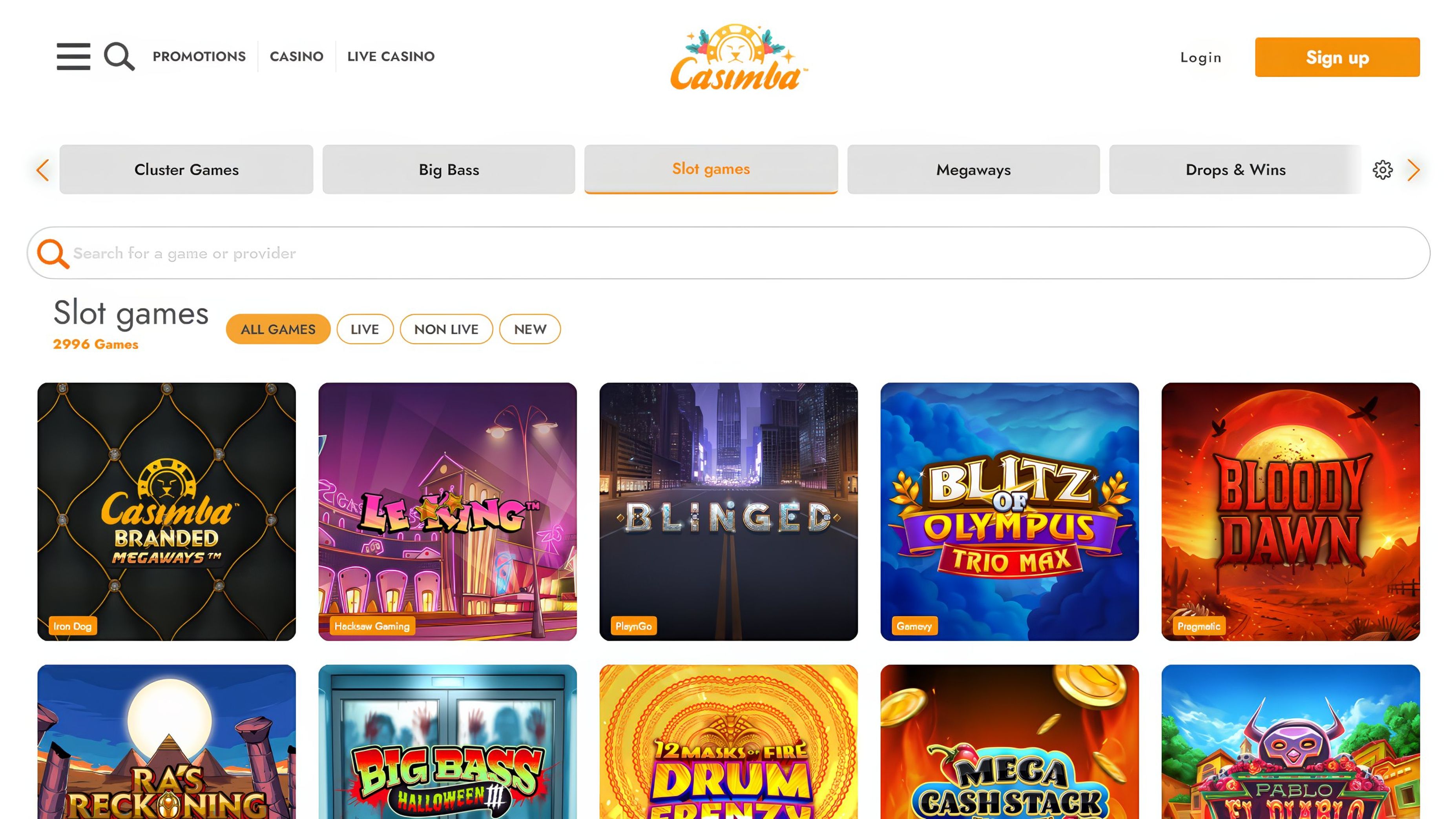 Casimba desktop screenshot 1